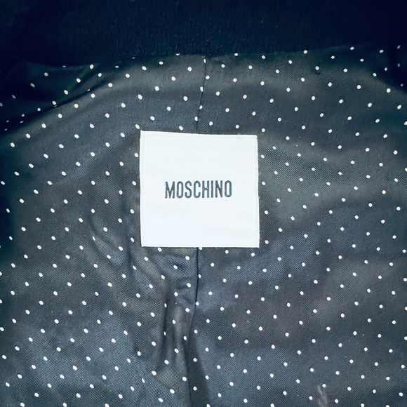 MOSCHINO***Gorgeous Black Wool Coat***US 8 $2450 - Picture 7 of 8